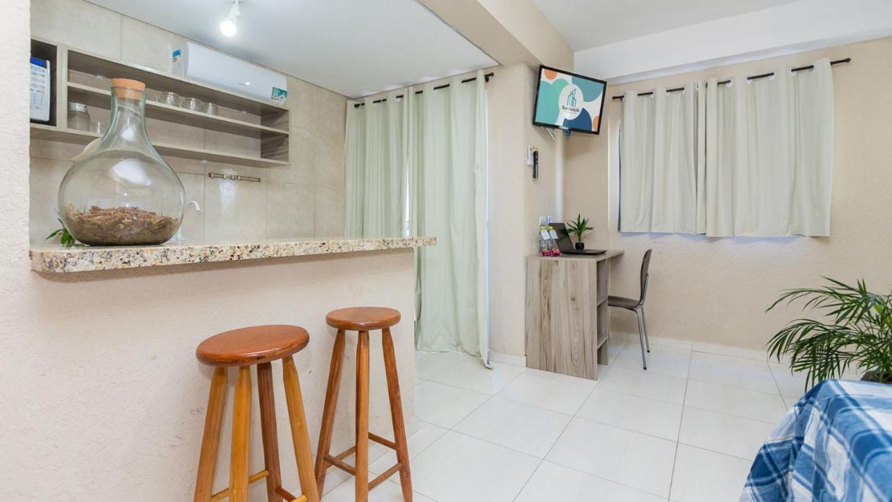 Estúdios confortáveis com preços acessíveis totalmente mobiliados Curitiba Exterior foto