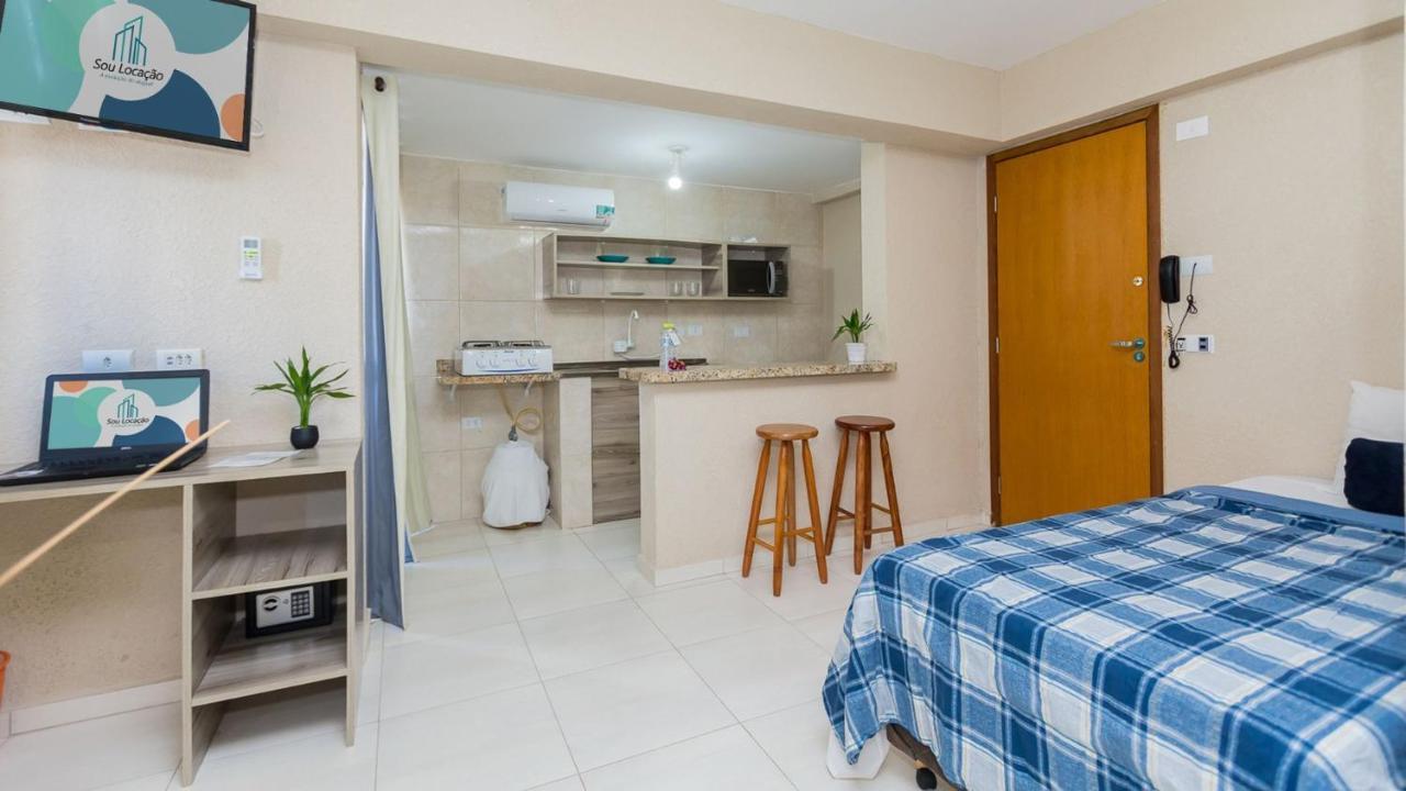 Estúdios confortáveis com preços acessíveis totalmente mobiliados Curitiba Exterior foto